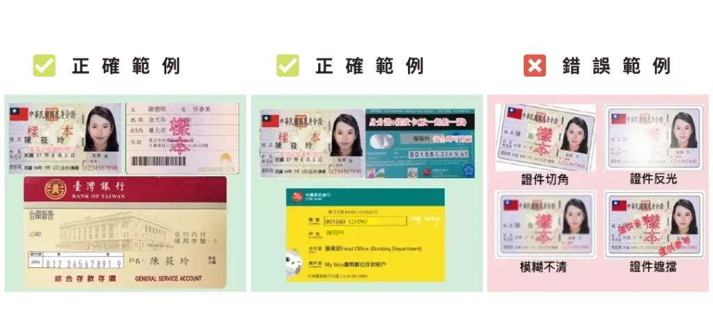 娛樂城實名驗證：個人資料拍攝正確與錯誤示範