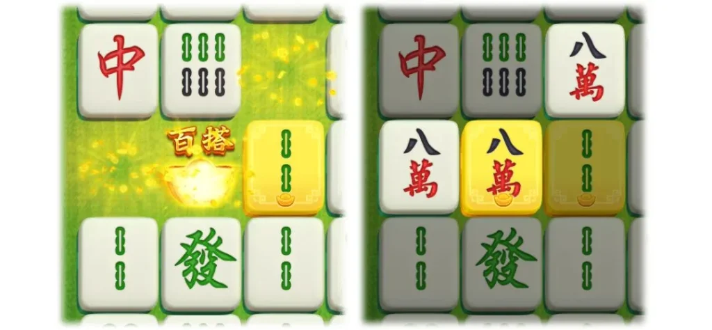 麻將發了老虎機金色符號