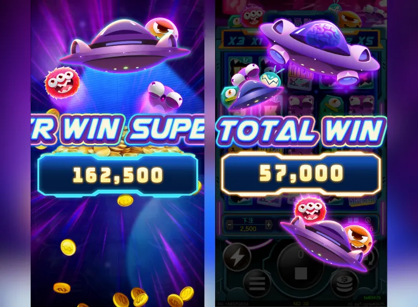 Alien Poker RG電子遊戲畫面